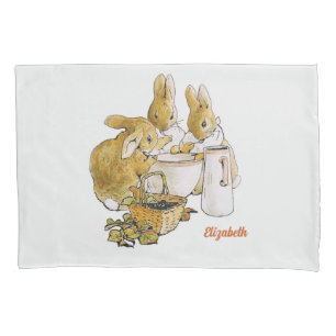 Personalised Peter, Flopsy, Mopsy Cottontail Pillowcase
