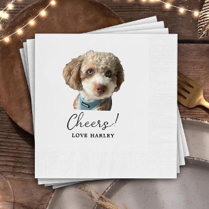 Personalised Pets Custom Hand Drawing Wedding  Napkin