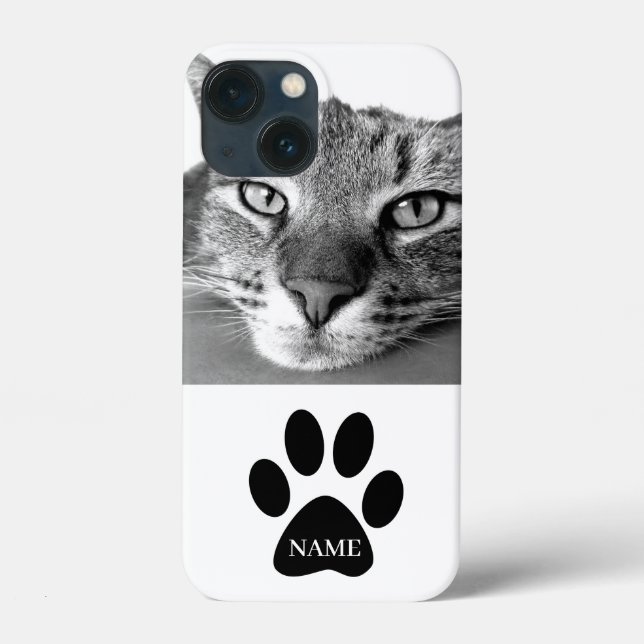 Personalised Pets Custom Photo And Name Case-Mate iPhone Case (Back)