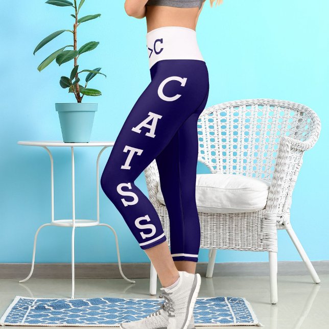 Personalised Pets Mamas Cats High Waisted Capris (Creator Uploaded)