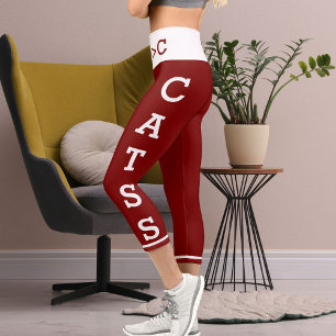 Personalised Pets Mamas Cats High Waisted Capris