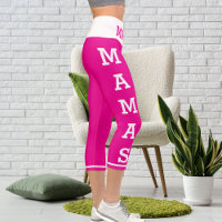 Personalised Pets Mamas Cats High Waisted Capris