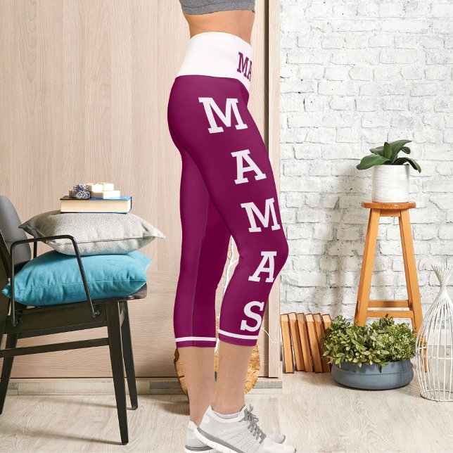 Personalised Pets Mamas Cats High Waisted Capris (Creator Uploaded)