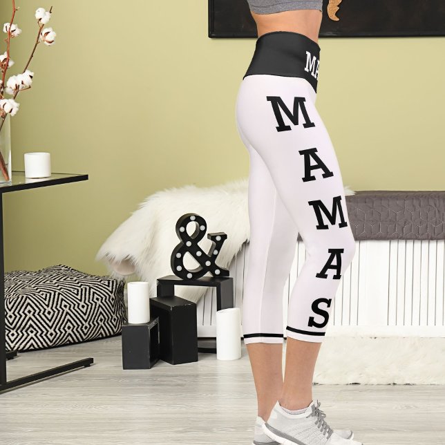 Personalised Pets Mamas Cats High Waisted Capris (Creator Uploaded)