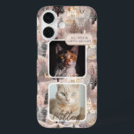 Personalised Pets Photo Collage Christmas iPhone 16 Case<br><div class="desc">Personalised Pets Photo Collage Christmas</div>