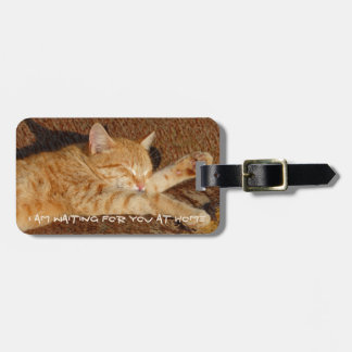 Personalised pet's photo luggage tag