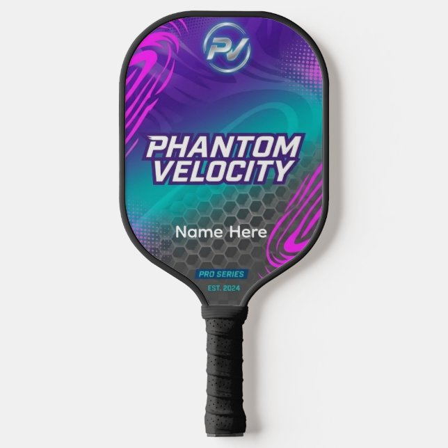 Personalised Phantom Velocity Pickleball Paddle  (Front)
