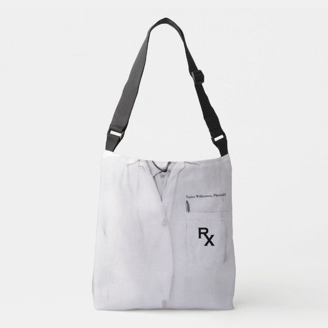 Personalised Pharmacist Gift Crossbody Bag (Front)