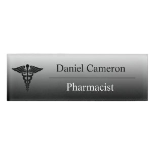 Personalised Pharmacist Name Tag