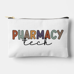 Personalised Pharmacy Tech Retro Accessory Pouch