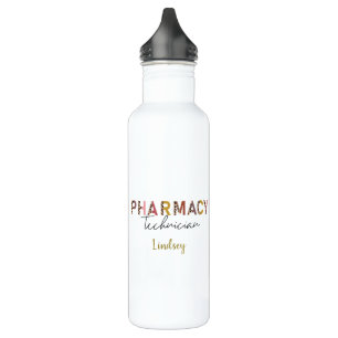Personalised Pharmacy Technician Water Bottle