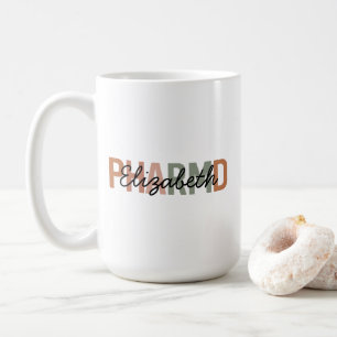 Personalised PharmD, Custom Name Pharmacist Gift, Coffee Mug