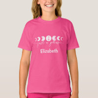 Personalised Phases of the Moon Just a Phase Pink 