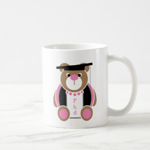 Personalised Phd cute female teddy bear Coffee Mug