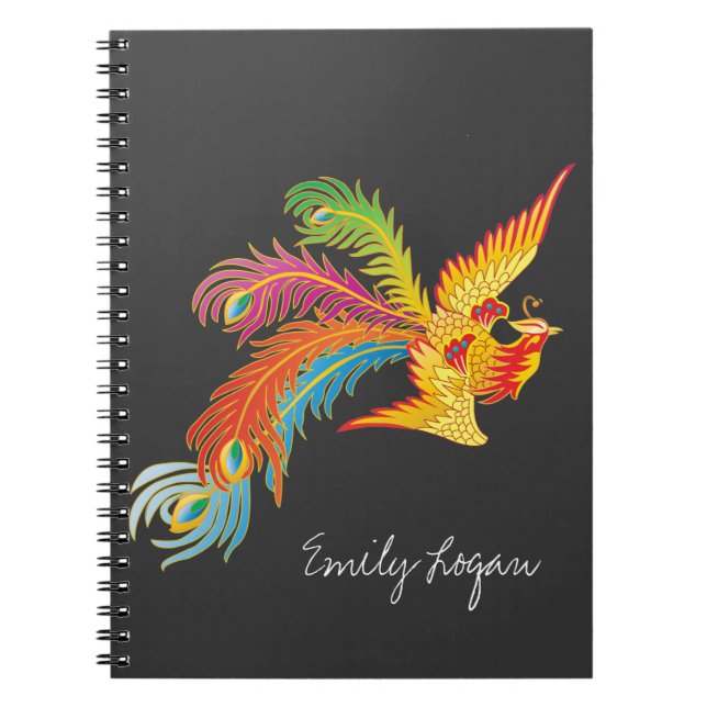 Personalised Phoenix Design Notebook (Front)