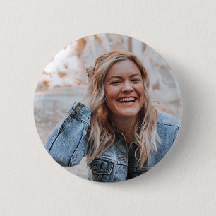 Personalised Photo 6 Cm Round Badge