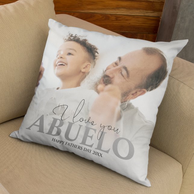 Personalised Photo Abuelo Cushion (Creator Uploaded)