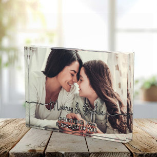 Personalised Photo Acrylic Horizontal Photo Block