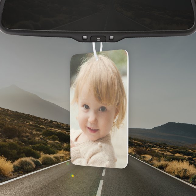 Personalised Photo | Adorable Family 2 Picture Car Car Air Freshener (Creator Uploaded)