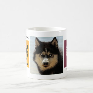 Personalised Photo and Dog Name Custom Coffee Mug