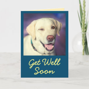Personalised Photo and Encouragement Get Well  Card