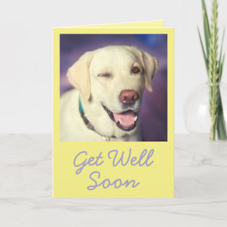 Personalised Photo and Encouragement Get Well Card