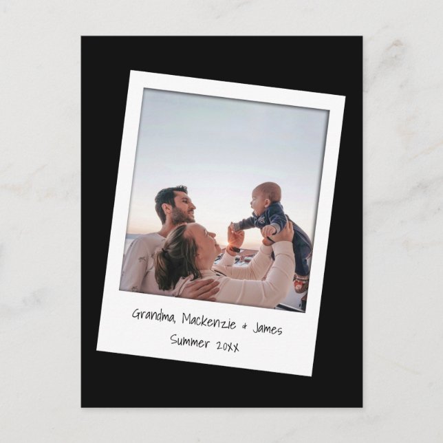 Personalised Photo and Frame Postcard (Front)