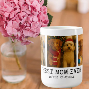 Personalised Photo and Love Heart Best Dog Parent Coffee Mug