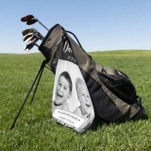 Personalised Photo And Message Golf Head Cover Towel