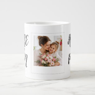 Personalised Photo and Mothers Day Quote Large Coffee Mug