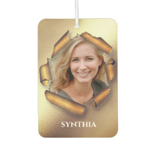 Personalised Photo and Name Car Air Freshener
