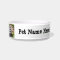 Personalised Photo and Name Custom Pet Bowl Dish