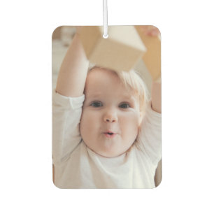 personalised photo and name Happy father's day Car Air Freshener
