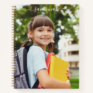 Personalised Photo and Name Sketch Notebook