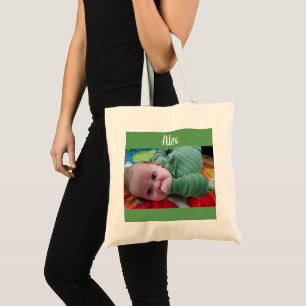Personalised Photo and Name Tote Bag