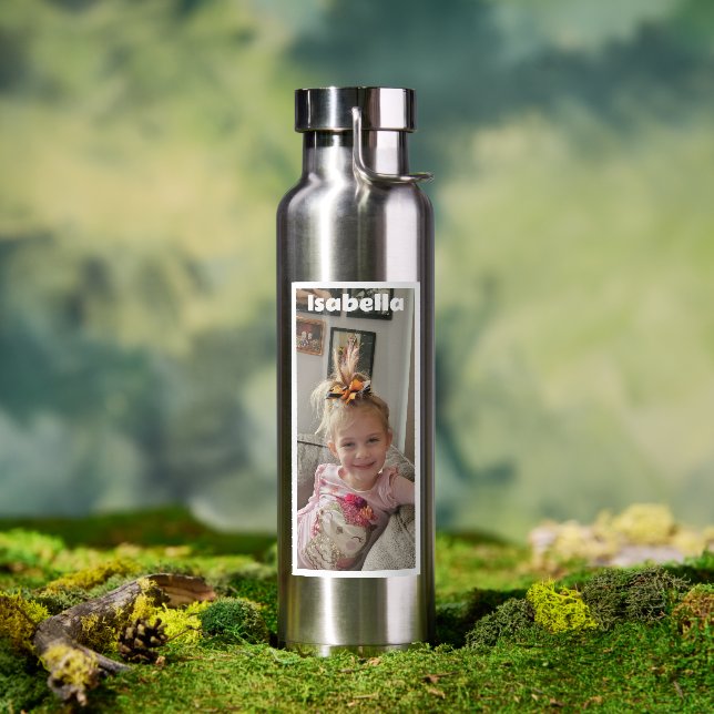 Personalised Photo and Name Water Bottle (Outdoor)