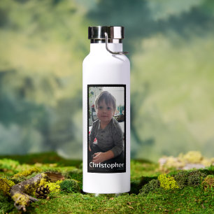 Personalised Photo and Name Water Bottle