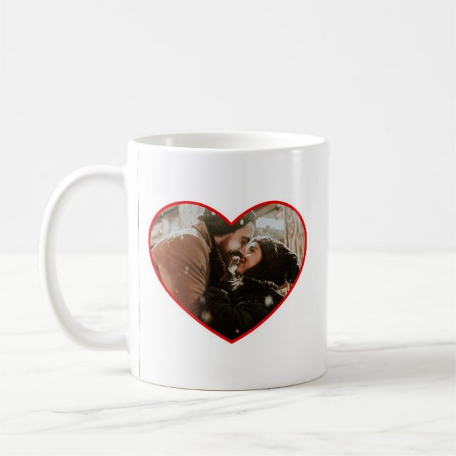 Personalised Photo and Names | Our First Christmas Coffee Mug (Left)