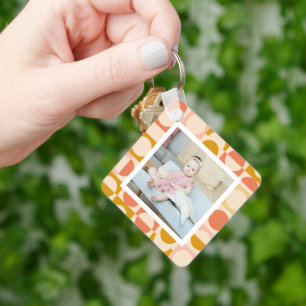 Personalised Photo and Pattern Key Ring