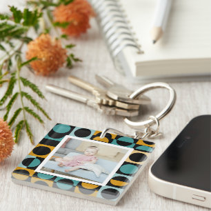 Personalised Photo and Pattern Key Ring