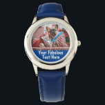 Personalised Photo and Text Boy Watch<br><div class="desc">Personalised Photo and Text Boy Watch</div>