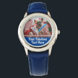 Personalised Photo and Text Boy Watch<br><div class="desc">Personalised Photo and Text Boy Watch</div>