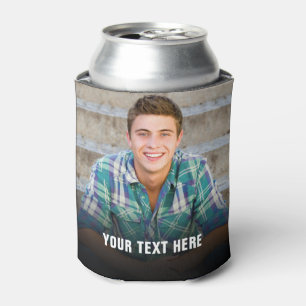 Personalised Photo And Text Can Cooler
