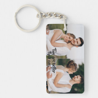 Personalised Photo and Text instagram Collage Key Ring
