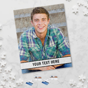 Personalised Photo And Text Jigsaw Puzzle