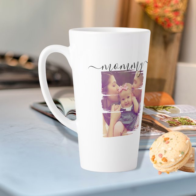 Personalised Photo and Text Latte Mug (Creator Uploaded)