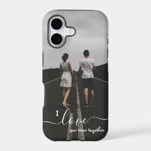 Personalised Photo and Text Love iPhone Case
