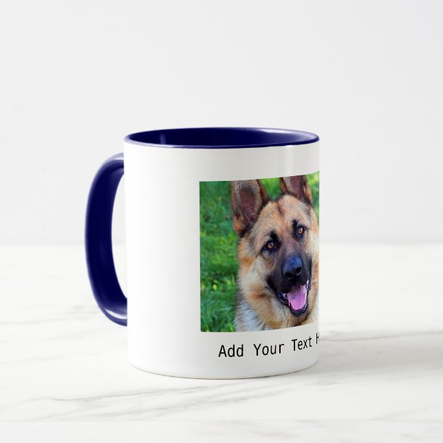 Personalised Photo and Text Mug (Front Left)