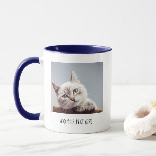 Personalised Photo and Text Mug
