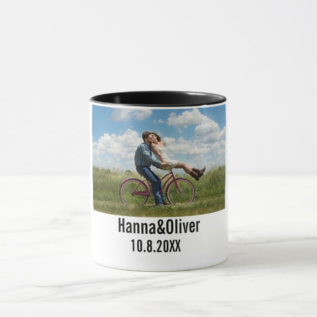 Personalised Photo and Text Mug (Center)